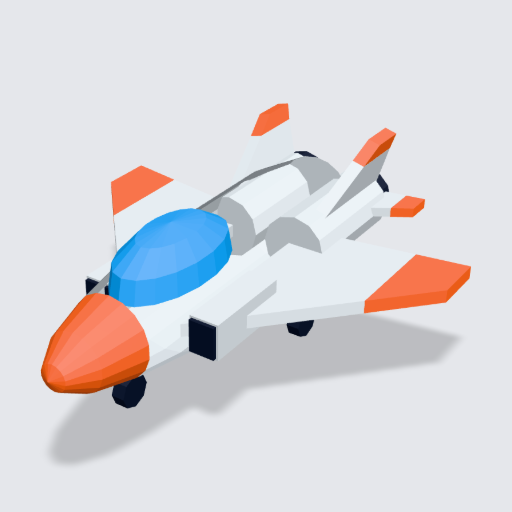 Carrier jet, with a four-view sheet