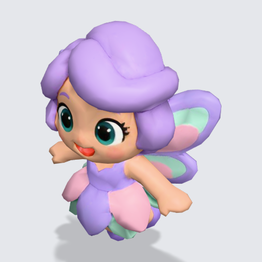Fairy, Tripo model molded smooth, 3k