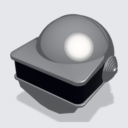 Best · Silver robot helmet